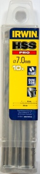 Wiertło HSS PRO DIN-338 7x69/109 10szt IRWIN