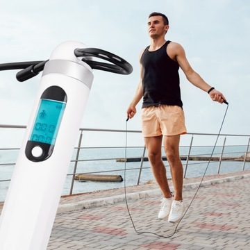 Умная скакалка для фитнеса с Bluetooth inSPORTline Jumpsmart Black