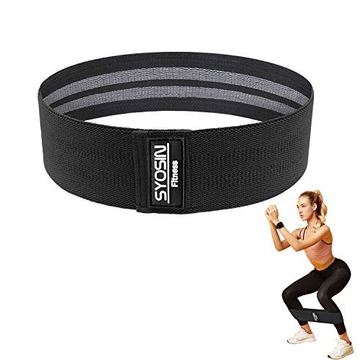 TAŚMA OPASKA GUMA OPOROWA ANTYPOŚLIZGOWA FITNESS L