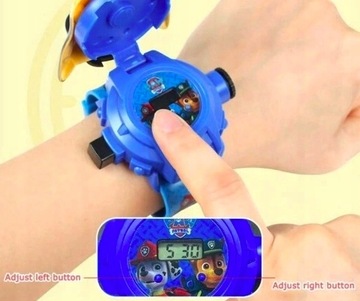ЦИФРОВЫЕ 3D ЧАСЫ PAW PATROL Zuma С ПРОЕКТОРОМ