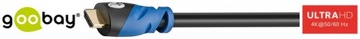 Goobay Premium 4K 60 Гц Кабель HDMI 2.0 2 м