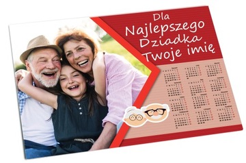 Foto magnes kalendarz BABCIA DZIADEK 14x20 KREATOR