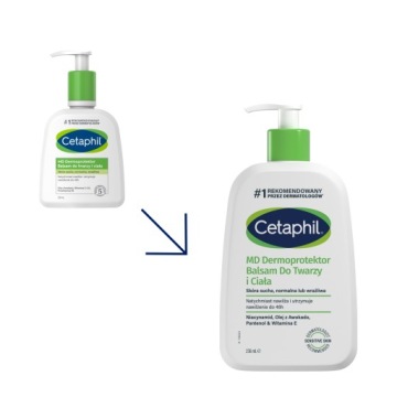 Набор Cetaphil MD Увлажняющий бальзам 236 мл и DA Ultra Крем 85 г
