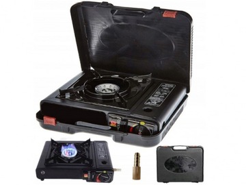 KUCHENKA TURYSTYCZNA GAZOWA POLOWA NA KARTUSZE+REDUKTOR DO BUTLI I WALIZKA
