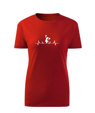 Koszulka T-shirt CHEERLEADING CHEERLEADERKA CZIRLIDERKA POMPONY damska