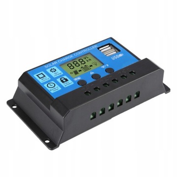 Контроллер заряда солнечной батареи, двойной USB, автофокус, ШИМ