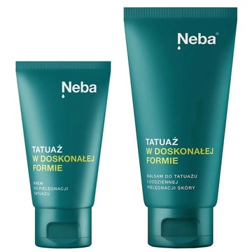Zestaw do Pielęgnacji Regeneracji Tatuażu NEBA Balsam 200ml + Krem 50ml