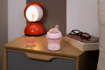 CHICCO BUTELKA NATURAL FEELING 0m+ 150ml PINK 3619