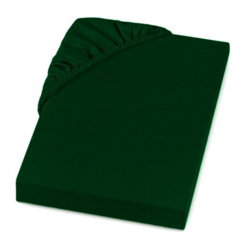 Prześcieradło bawełniane z gumką 180x200 + 25 cm bawełna jersey oddychający