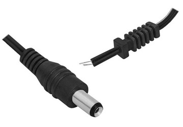Wtyk zasilania DC 5.5x2.5 z przewodem do zasilaczy