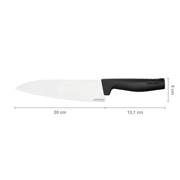 Набор FISKARS Индукционная кастрюля 5л + Сковорода с крышкой 3,5л + Нож 22см