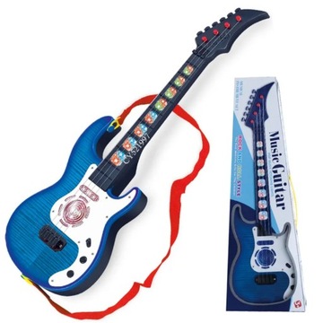 РОК-ГИТАРА ДЛЯ ДЕТЕЙ СВЕТ ИГРА ЗВУК ИНСТРУМЕНТОВ