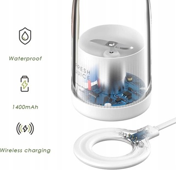 ПОРТАТИВНАЯ БЕСПРОВОДНАЯ СОКОВЫЖИМКА