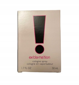 EXCLAMATION wykrzyknik perfumy damskie 50ml białe