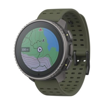 Умные часы SUUNTO Вертикальные титановые солнечные часы, зеленые