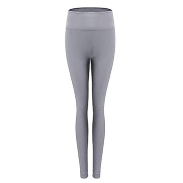 Legginsy gimnastyczne Solid Hip do jogi Compression Grey S