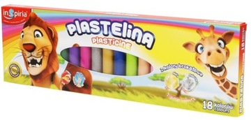 INSPIRIA PLASTELINA 18 KOL, 6553