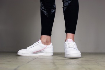 Adidas SKÓRA damskie buty Originals sneakersy białe tenisówki tramki