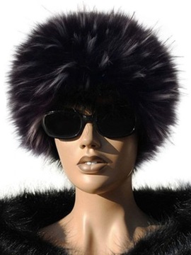 Женская меховая зимняя шапка