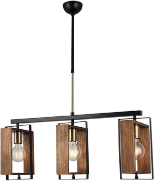 Lampa wisząca Homemania metal, drewno PIĘKNA HIT