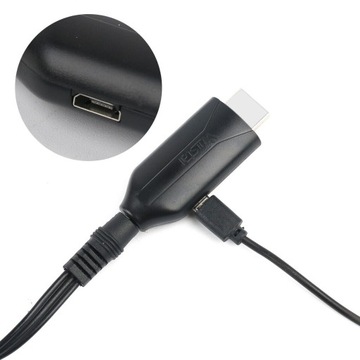 KONWERTER AUDIO HDMI NA SCART ŁATWA KONWERSJA LINIA KONWERSJI KABLA WIDEO