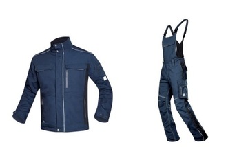 Ubranie robocze bluza + ogrodniczki MOCNE S/46