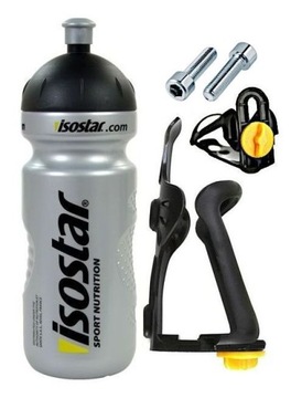 Zestaw Koszyk Regulowany i Bidon ISOSTAR 650 ml. plus śrubki kol.3