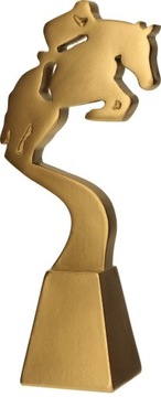 Statuetka koń jeździectwo 23cm+ opis gratis
