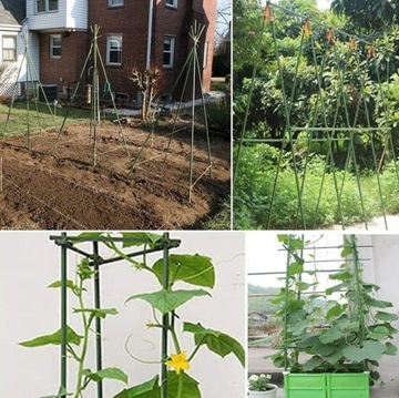 Опора для растений томатов 150 см, 10 шт. СТАЛЬНЫЕ опоры для томатов