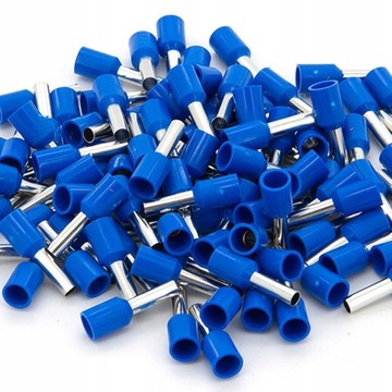 KOŃCÓWKA TULEJKA KABLOWA IZOLOWANA 2,5-8mm TULEJKI IZOLOWANE 100 szt.