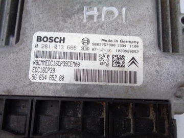 JEDNOTKA MOTORU 9665465280 PEUGEOT 4007 2.2 HDI
