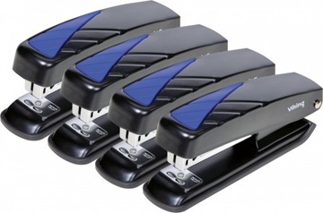 ZSZYWACZ BIUROWY do 20 kartek Viking czarny metalowy ergonomiczny x 4 szt