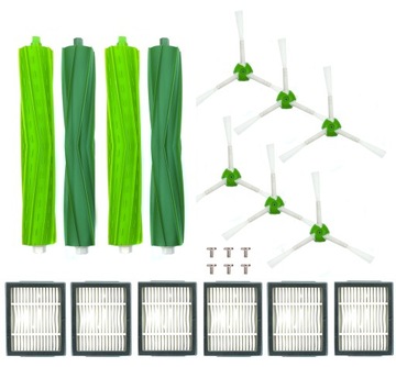 SZCZOTKI FILTRY DO IROBOT ROOMBA E4 E5 E6 E7 I3 I4 I5 I6 I7 I8