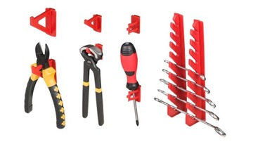 2x доски с подносами и вешалками для мастерской