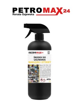 Środek Preparat Do Usuwania Naklejek Etykiet Taśm 1l PETROMAX24