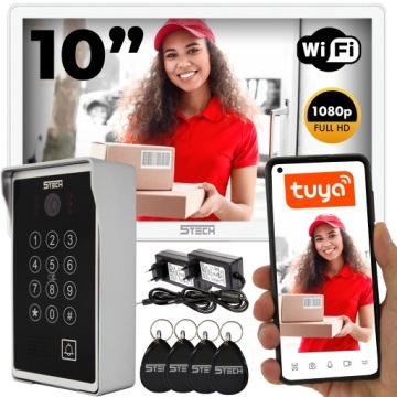 Wideodomofon 5TECH MONITOR VERUS 10'' STACJA 84213 FURTKA I BRAMA APLIKACJA
