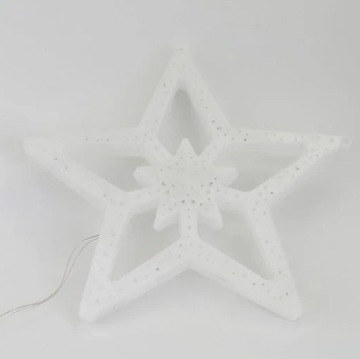 ЗВЕЗДА ЗВЕЗДА СИЯЕТ В ОКНЕ ПОДВЕСНОЙ КУЛОН 20 СВЕТОДИОДОВ НА БАТАРЕЯХ 27 см