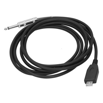 Kabel USB do 6,35 mm Audio do gitary elektrycznej Plug Play Adapter Y9