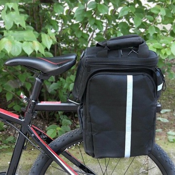 TORBA ROWEROWA POD SIODEŁKO KUFER POJEMNY 27L+ POKROWIEC