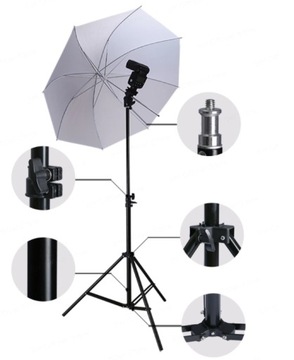 Statyw fotograficzny aluminiowy 200cm 5kg głowica poziomica gwint 1/4 cala