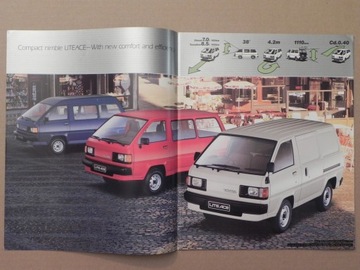 Prospekty - TOYOTA - HIACE + LITEACE - 1986/1992 r