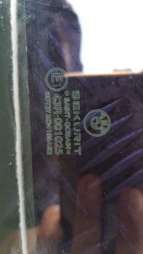 BMW E38 SKLO (OKNO) DVEŘE LEVÝ ZADNÍ