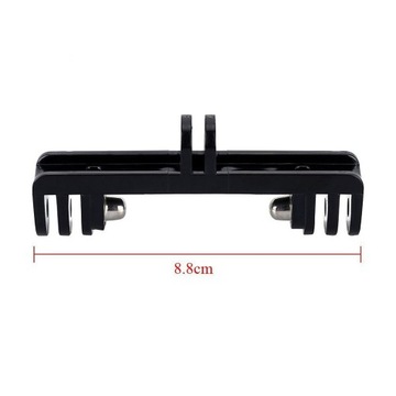 Uchwyt podwójny SHOOT Trójnik na kamery GoPro Lampę LED DJI ACTION (GP.112)