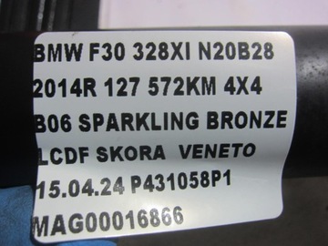 BMW F30 328XI 335XI 4X4 HŘÍDEL HNACÍ PŘEDNÍ 26209425910 7632650