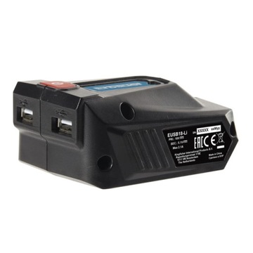 ŁADOWARKA Adapter 2x portUSB Erbauer 18 V powerbank