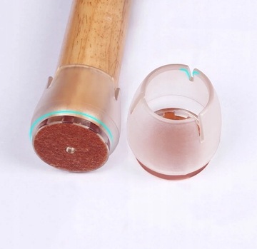 Защитные силиконовые чехлы на ножки мебели FILC круглые 25-29 мм x 16 шт.