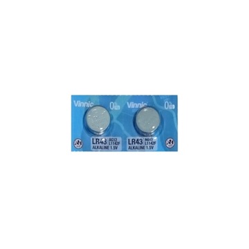 2 x bateria L1142F Vinnic AG12 L1142 LR43 G12