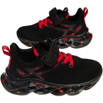 CLIBEE BUTY SPORTOWE CHŁOPIĘCE CZARNE SIATKI RO 30