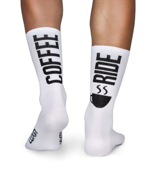 Skarpety rowerowe Luxa Coffee Ride White - M/L