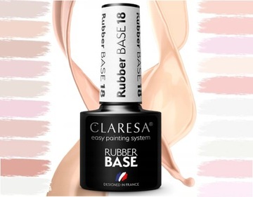 CLARESA BAZA RUBBER KAUCZUKOWA HYBRYDA MIX KOLORÓW WYBIERZ KOLOR